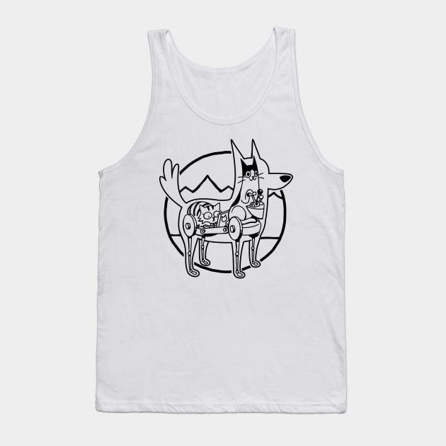 Canine Configuration Light Tank Top by spacecoyote